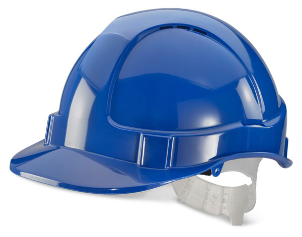ECONOMY VENTED SAFETY HELMET BLACK