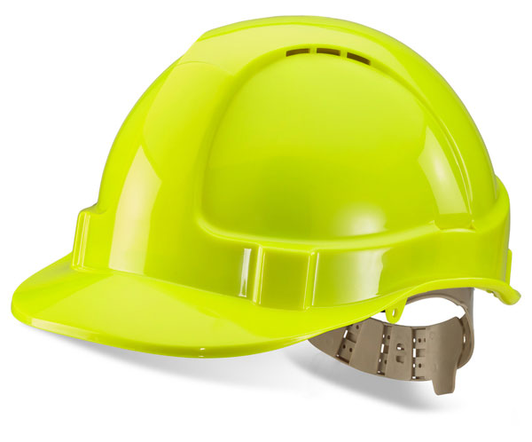 COMFORT VENTED SAFETY HELMET WHITE