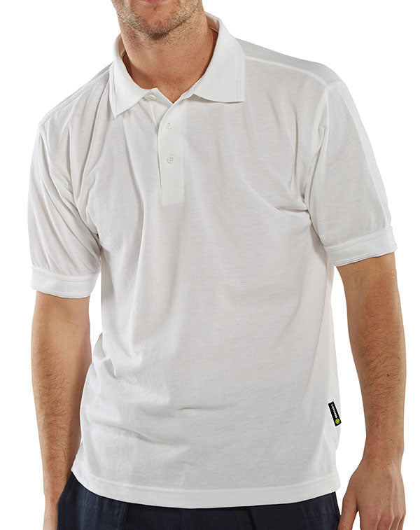 CLICK POLO SHIRT WHITE M