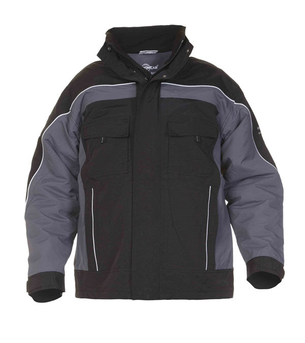 RIMINI SNS WATERPROOF FIXED LINING PILOT JACKET GREY / BLACK