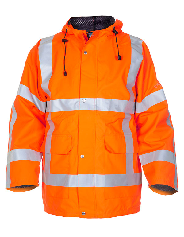 UITHOORN SNS HIGH VISIBILITY WATERPROOF PARKA ORANGE