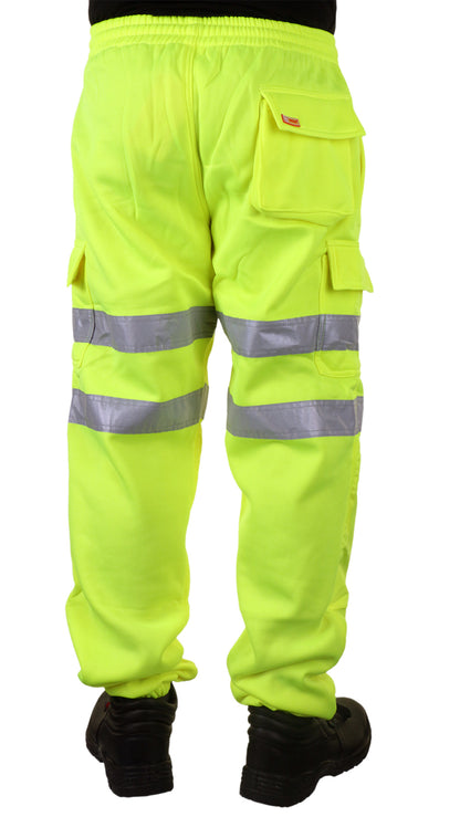 HI VIZ JOGGING BOTTOMS SATURN YELLOW