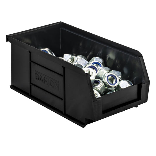 Barton Topstore Black Recycled Pick Bin Size TC2 - Pack 20 Picking Bins - H75mm x W100mm x D165mm