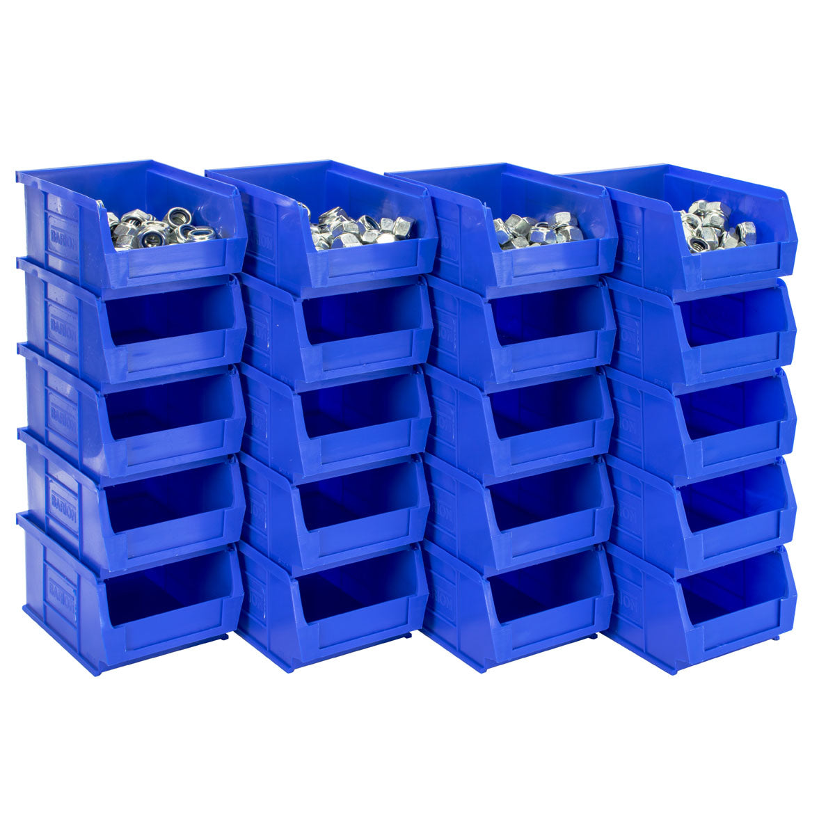 Barton Topstore Pick Bin Size TC2 - Pack 20 - Picking Bins - H75mm x W100mm x D165mm