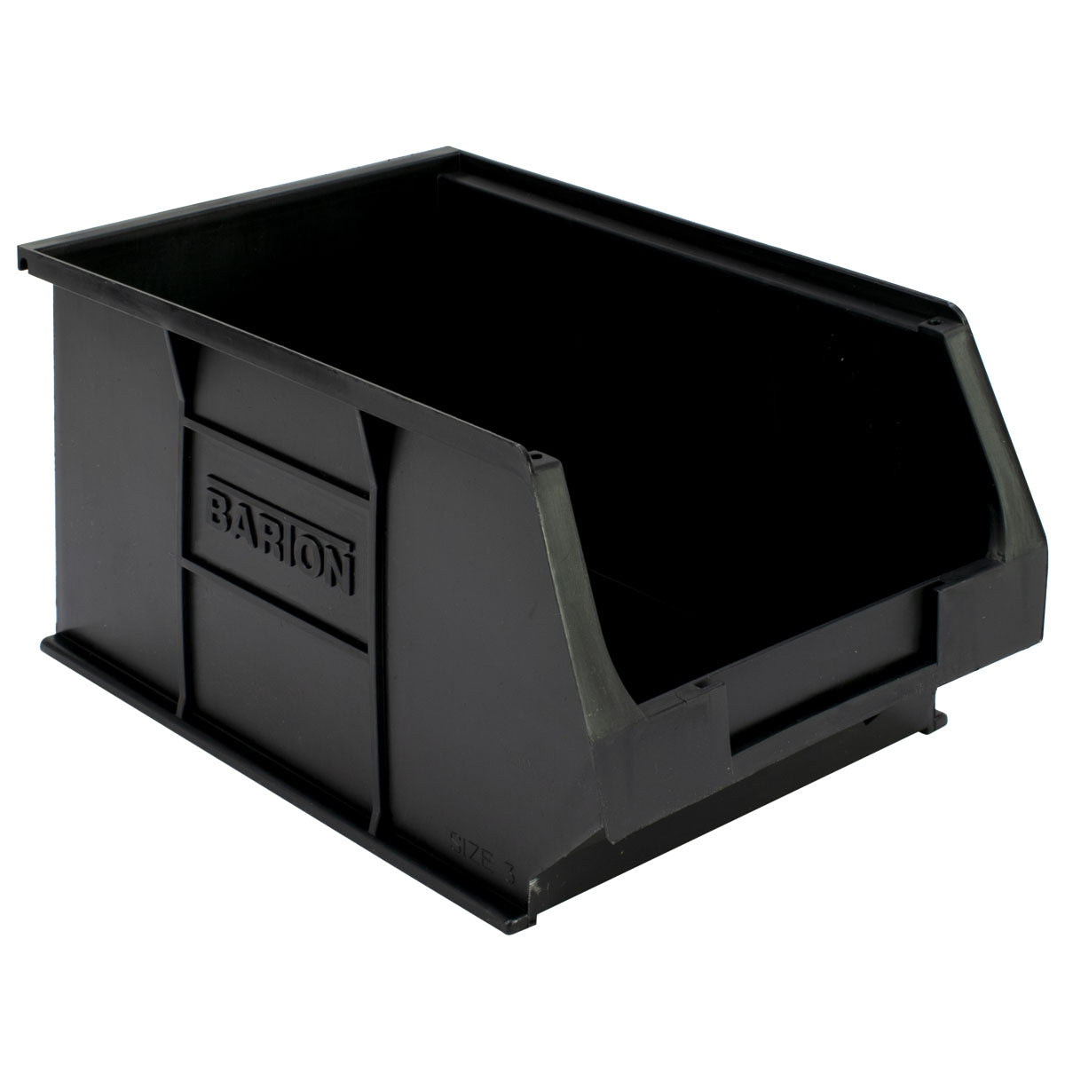 Barton Topstore Recycled Black Pick Bin Size TC3 - Pack 10 Picking Bins - H132mm x W150mm x D240mm