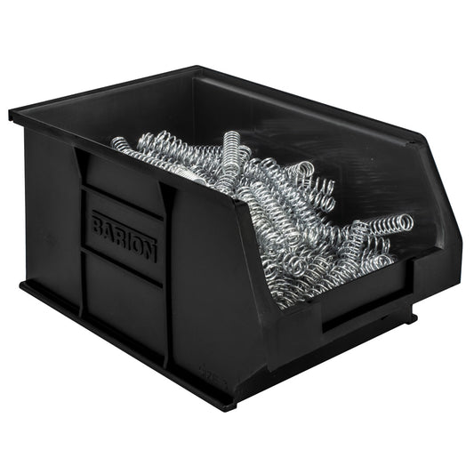 Barton Topstore Recycled Black Pick Bin Size TC3 - Pack 10 Picking Bins - H132mm x W150mm x D240mm