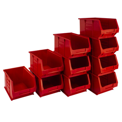 Barton Topstore Pick Bin Size TC3 - Pack 10 Picking Bins - H132mm x W150mm x D240mm