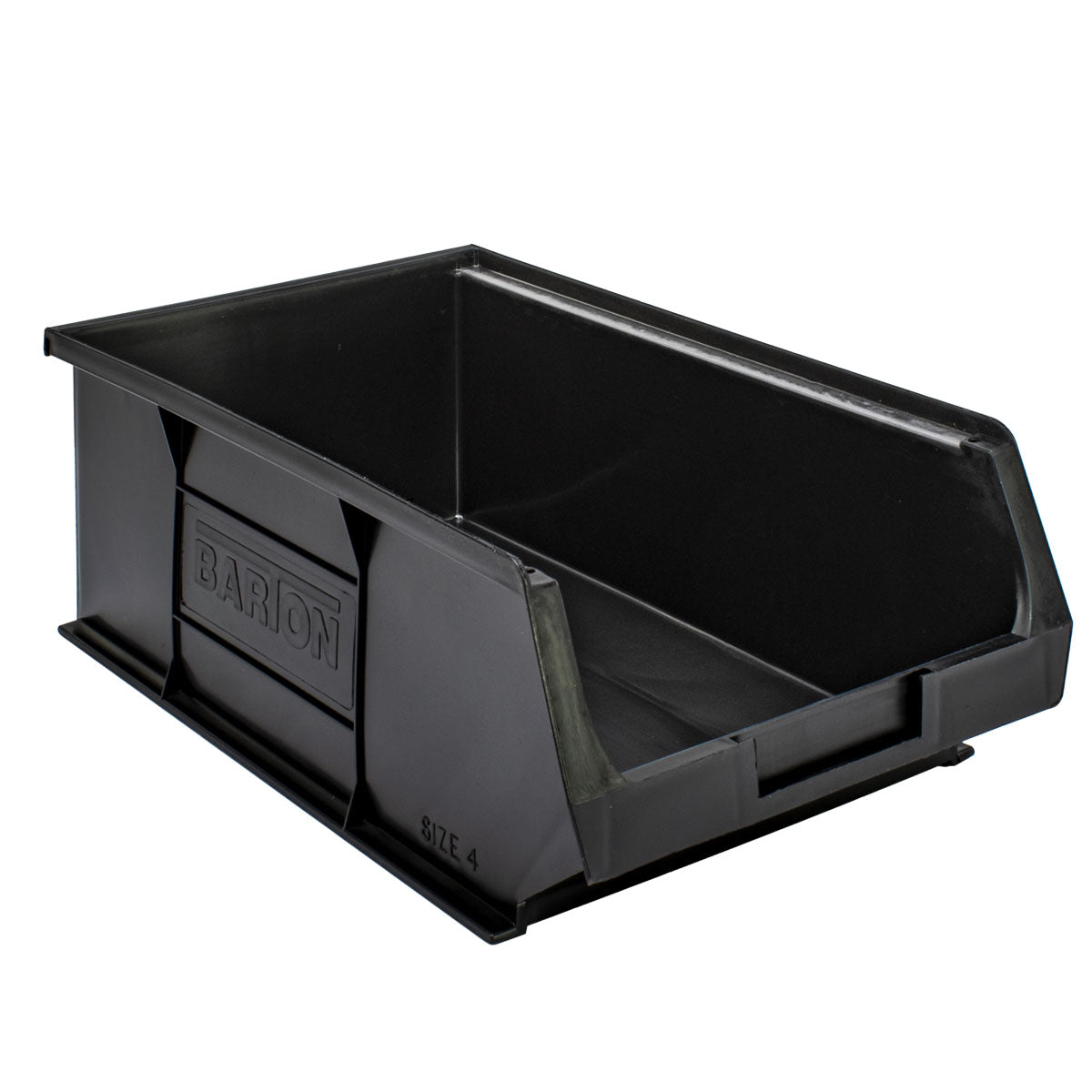Barton Topstore Recycled Black Pick Bin Size TC4 - Pack 10 Picking Bins - H132mm x W205mm x D350mm