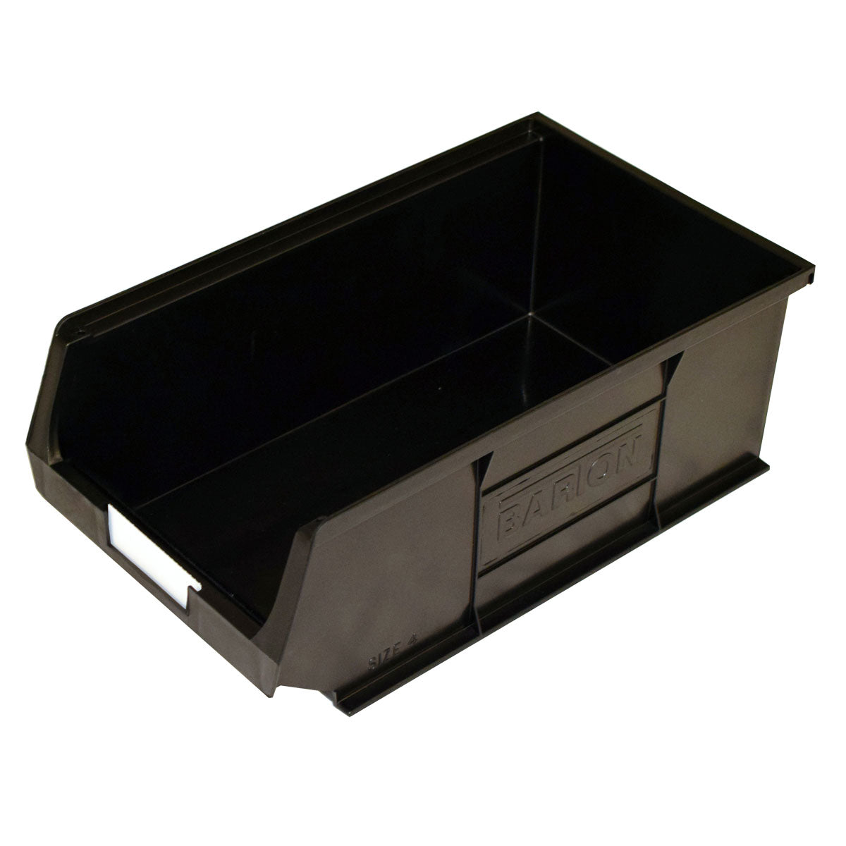 Barton Topstore Recycled Black Pick Bin Size TC4 - Pack 10 Picking Bins - H132mm x W205mm x D350mm