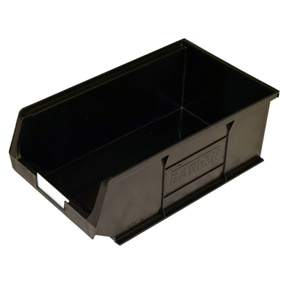 Barton Topstore Recycled Black Pick Bin Size TC4 - Pack 10 Picking Bins - H132mm x W205mm x D350mm