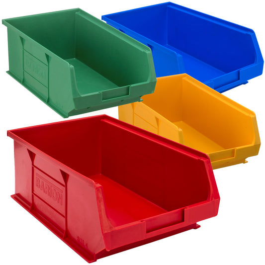 Barton Topstore Pick Bin Size TC4 - Pack 10 Picking Bins - H132mm x W205mm x D350mm