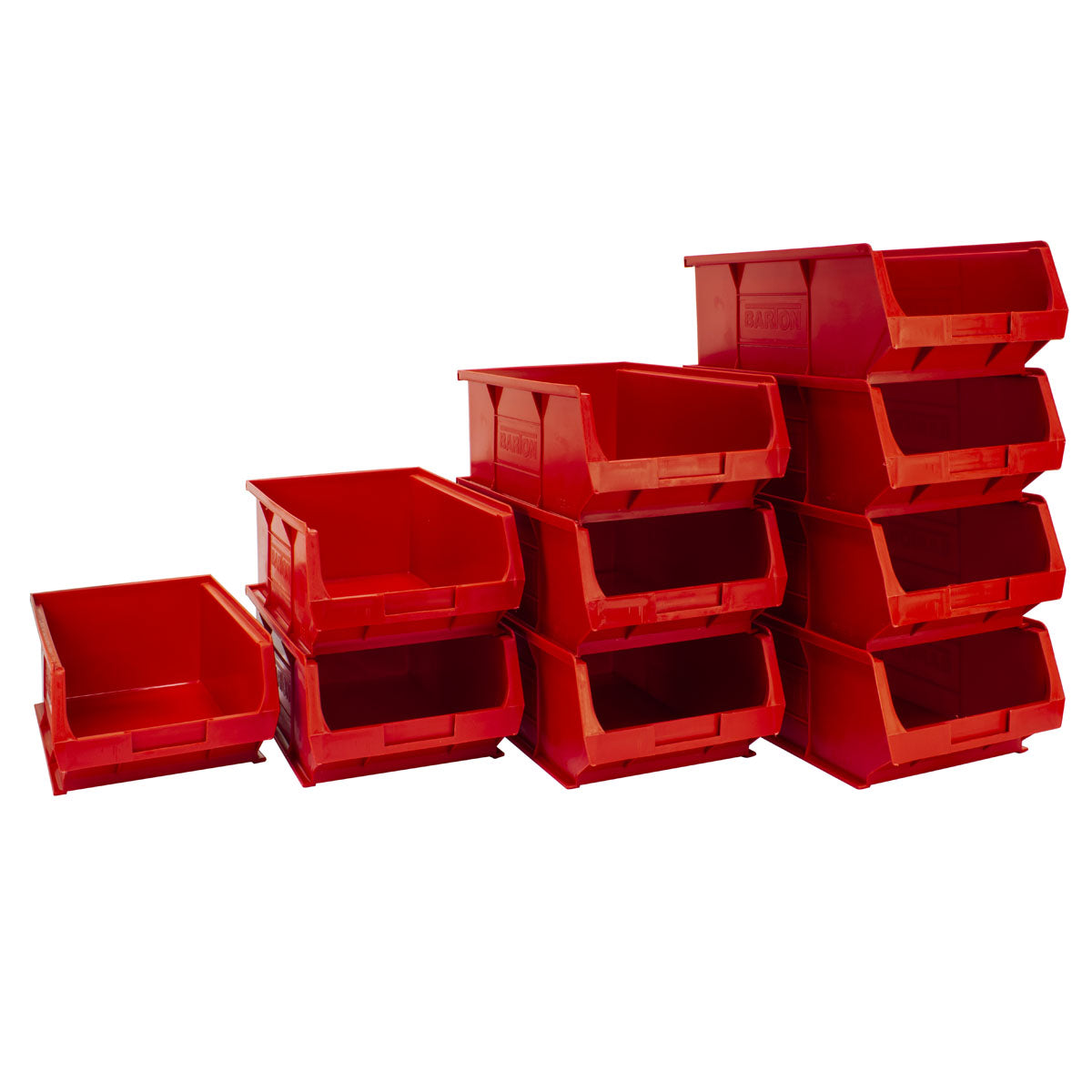 Barton Topstore Pick Bin Size TC4 - Pack 10 Picking Bins - H132mm x W205mm x D350mm
