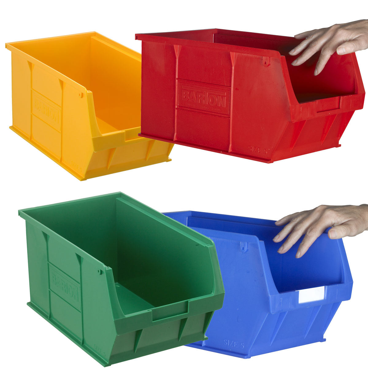 Barton Topstore Pick Bin Size TC5 - Pack 10 Picking Bins - H182mm x W205mm x D350mm