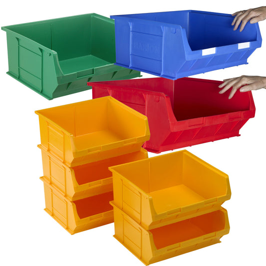 Barton Topstore Pick Bin Size TC6 - Pack 5 Picking Bins - H182mm x W420mm x D375mm