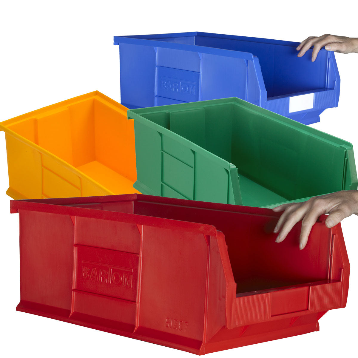 Barton Topstore Pick Bin Size TC7 - Pack 5 Picking Bins - H200mm x W310mm x D520mm