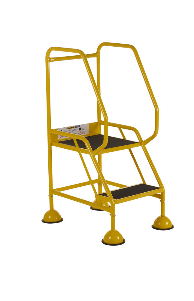 Lochs Box - Climb-It UK Domed Feet Steps - Yellow