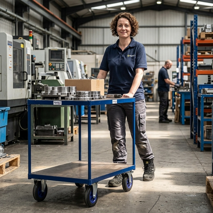 Apollo UK Table Top Shelf Trucks - Steel Shelves