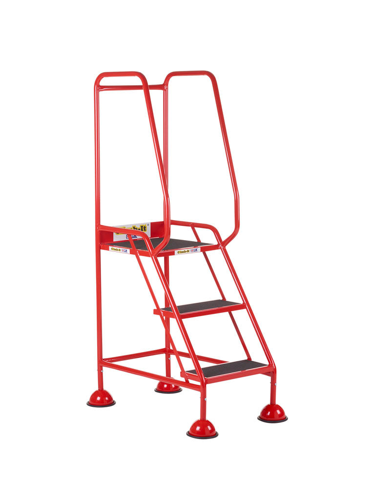 Lochs Box - Climb-It UK Domed Feet Steps - Red