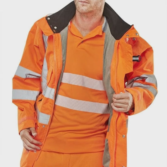 ELSENER 7 IN 1 JACKET ORANGE