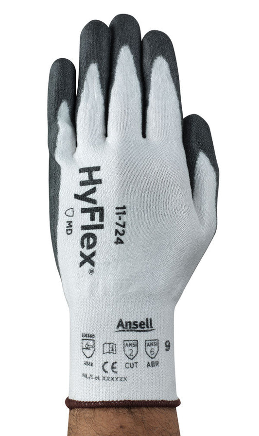 ANSELL HYFLEX 11-735 GLOVE WHITE M