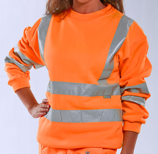 HI-VISIBILITY SWEATSHIRT SATURN YELLOW 4XL