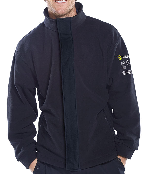 ARC COMPLIANT FLEECE JACKET NAVY NAVY BLUE