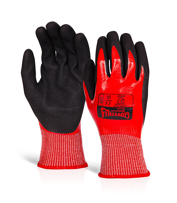 GLOVEZILLA CUT RESISTANT FOOD SAFE GLOVE BLUE L