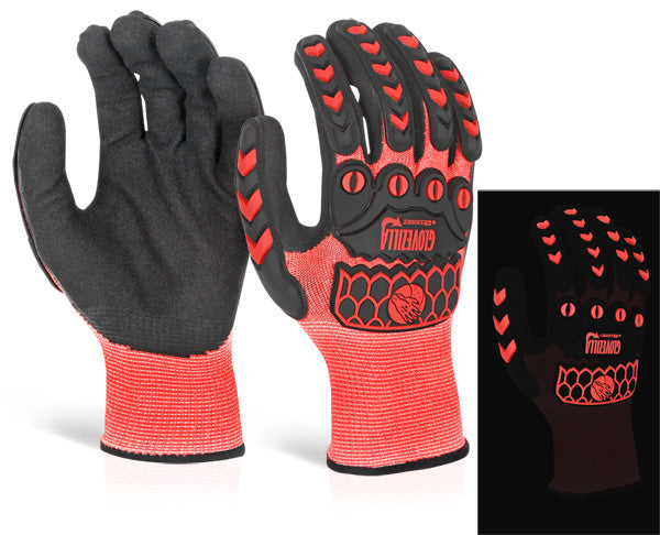 GLOVEZILLA TITAN ARMOUR NEEDLESTICK GLOVE BLUE L