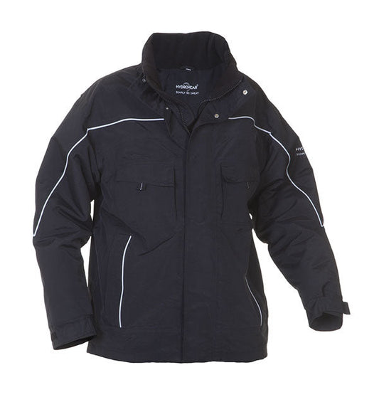 RIMINI SNS WATERPROOF FIXED LINING PILOT JACKET  BLACK