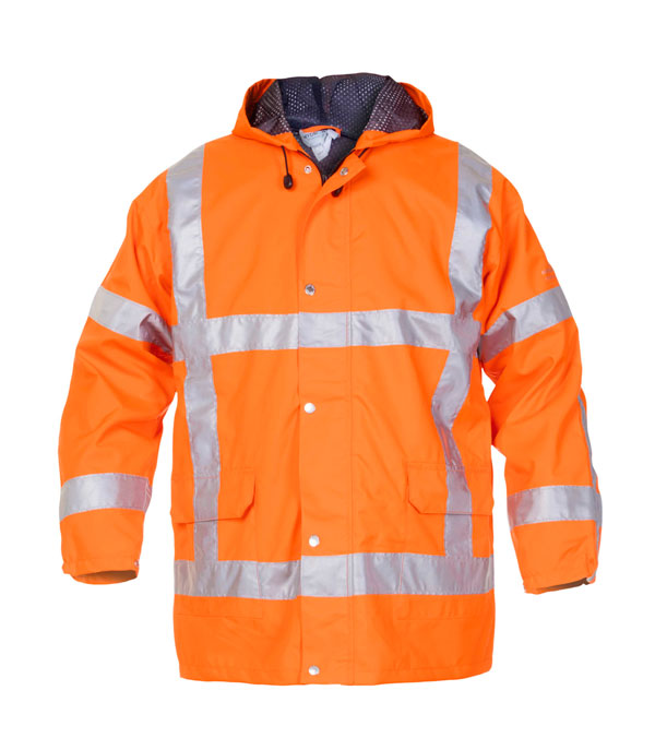 UITDAM SNS HIGH VISIBILITY WATERPROOF JACKET ORANGE