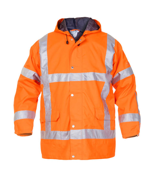UITDAM SNS HIGH VISIBILITY WATERPROOF JACKET ORANGE