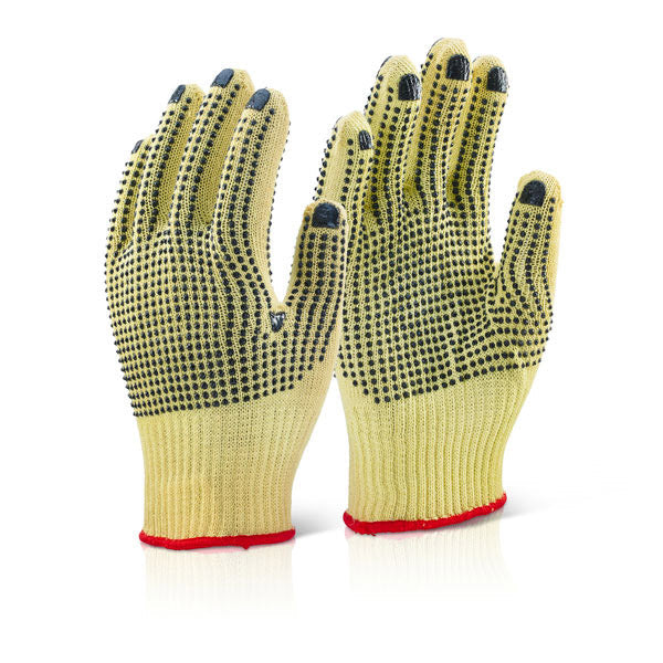 REINFORCED LATEX GLOVES FULL CUFF BLUE L