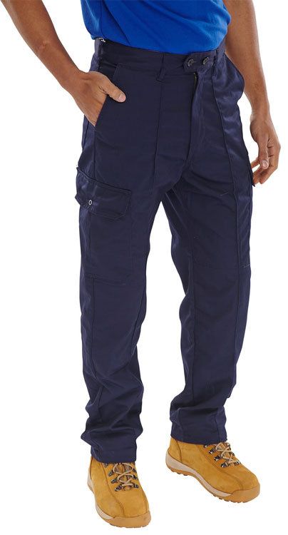 SUPER CLICK DRIVERS TROUSERS ROYAL BLUE 30